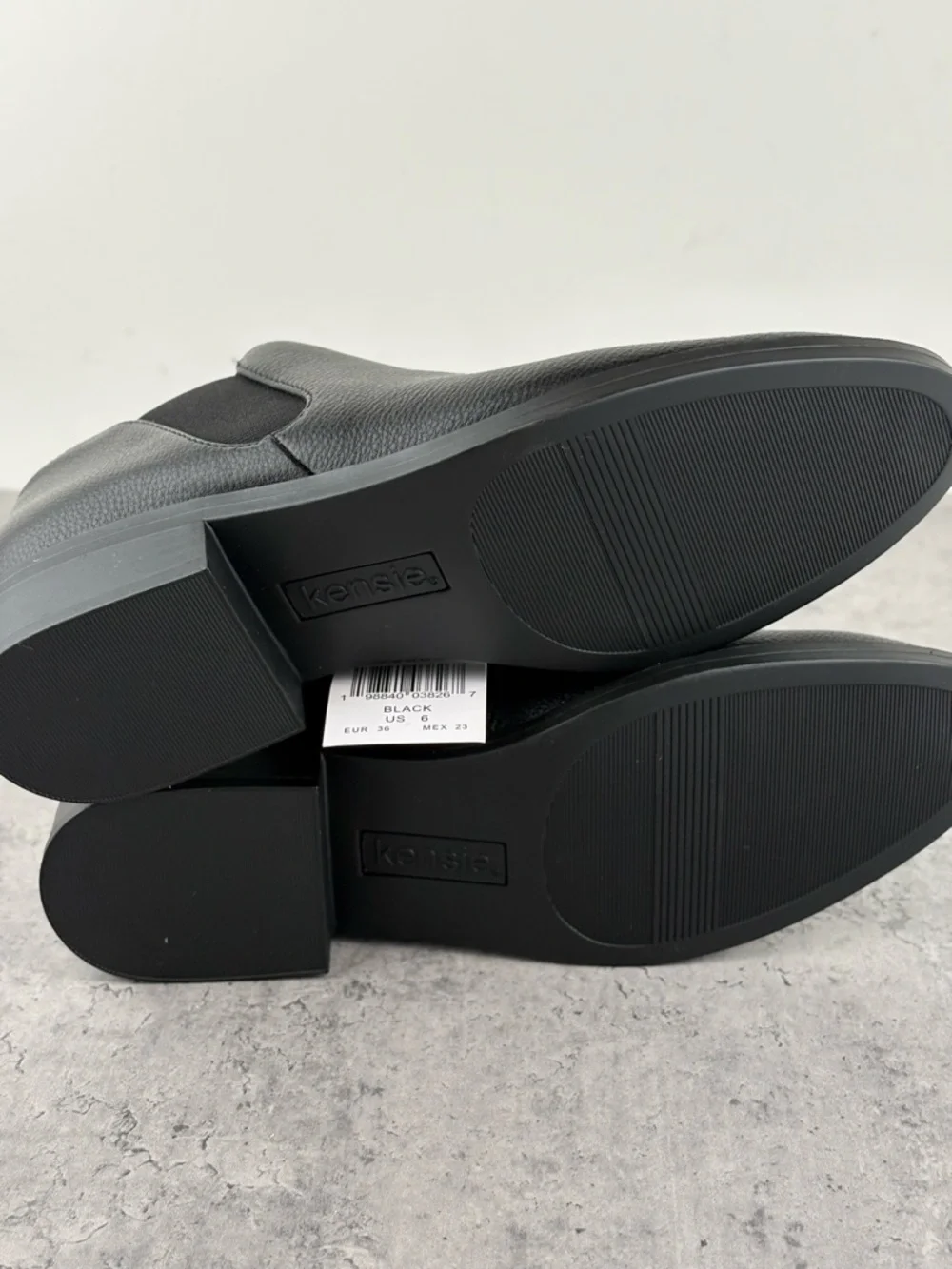 Kensie Sammy Women's Ankle Boots Stretch Comfort Black‎ Size 6 NEW No Box